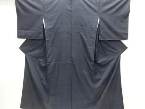 抽象模様織出し本場泥大島紬着物（5マルキ）